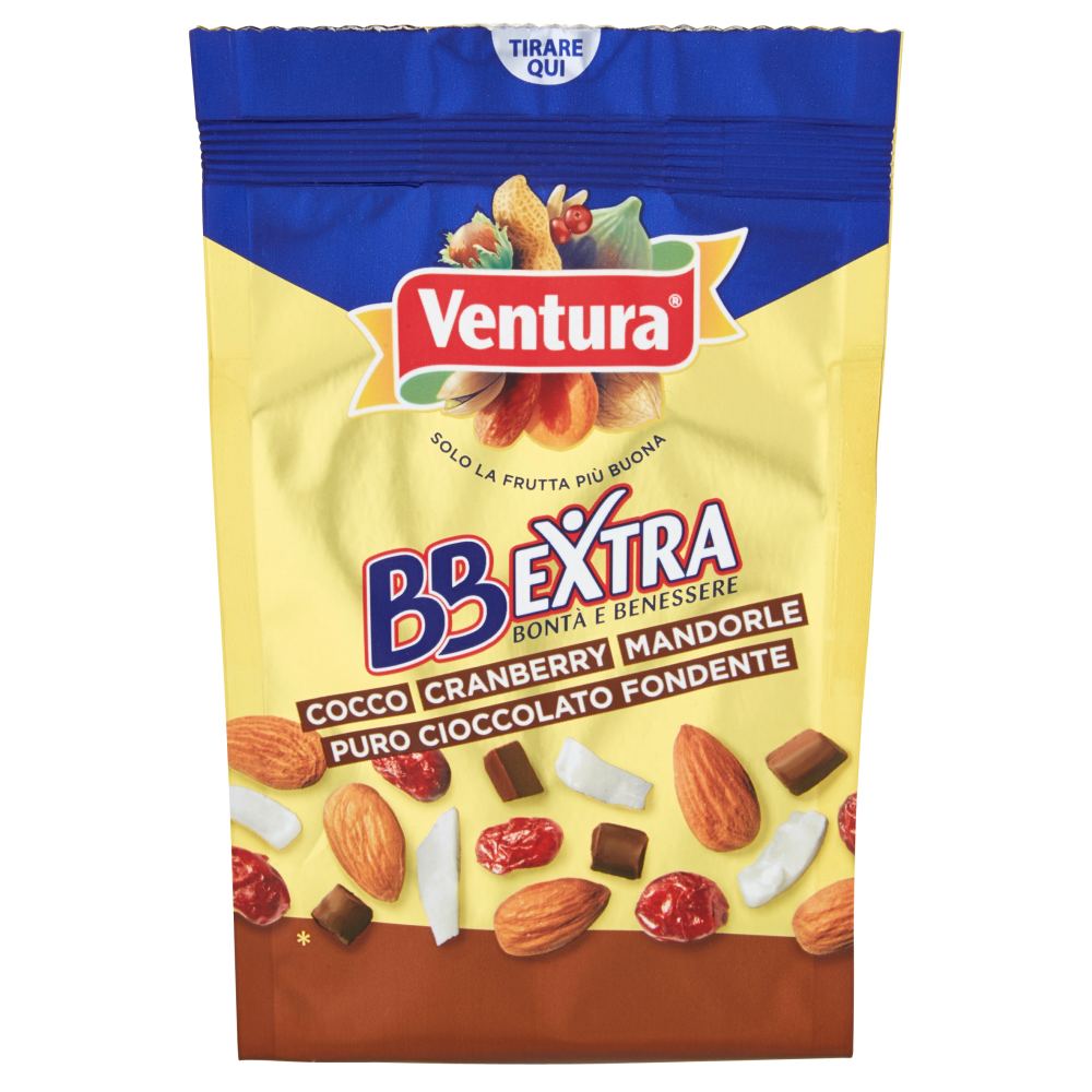 Ventura BBExtra Cocco/Cranberry/Mandorle/Puro cioccolato fondente 150 g