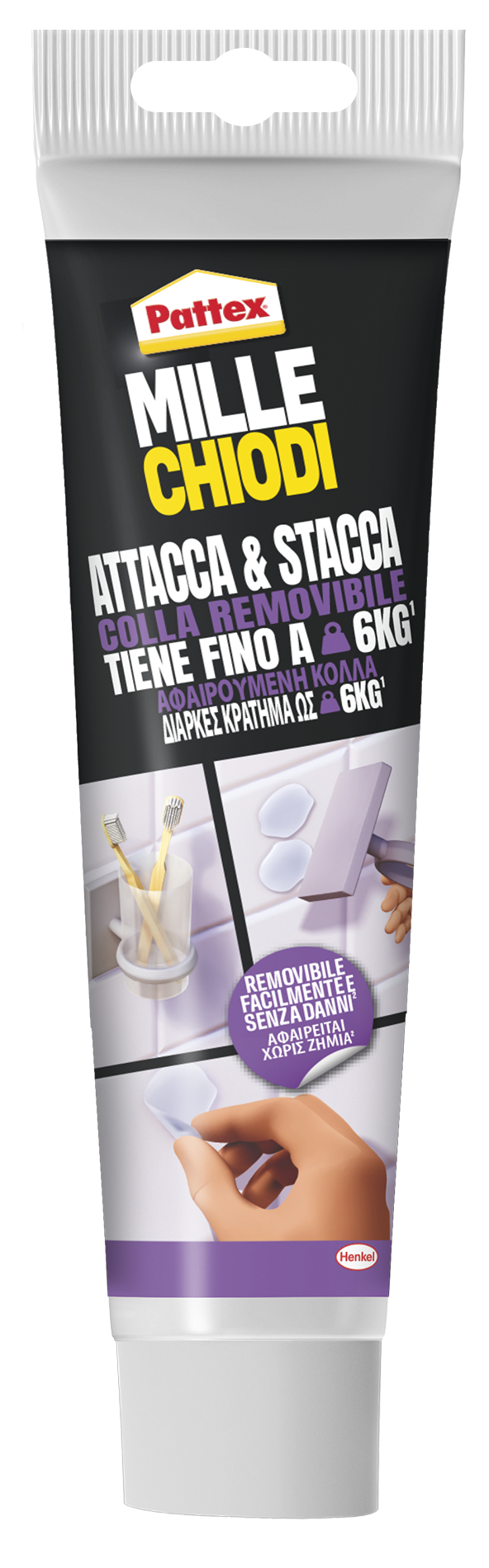 Pattex 3000150 adesivo Pasta (sostanza) Adesivo ai polimeri 44 g