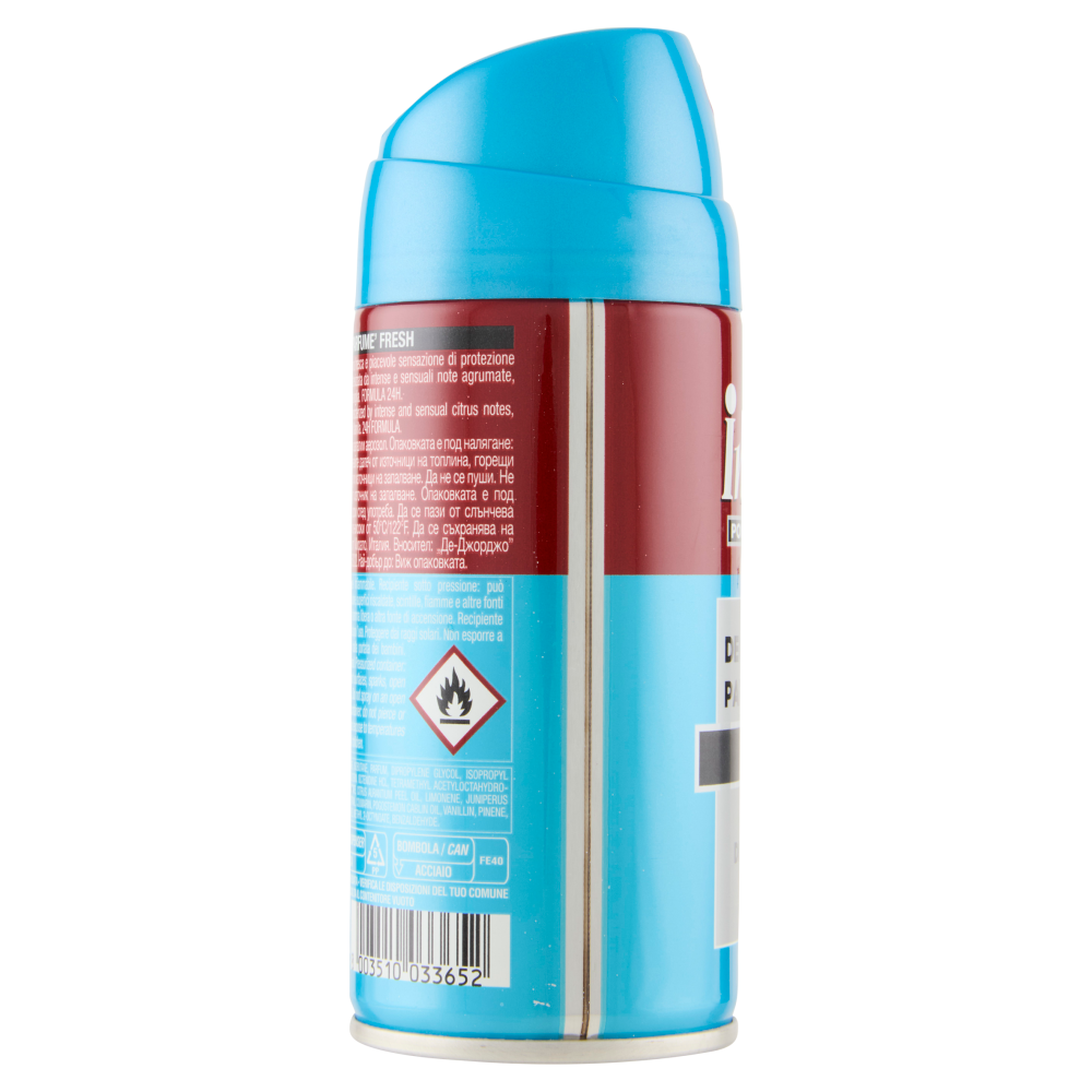 Intesa Pour Homme Deodorant Parfumé Fresh Body Spray 150 mL