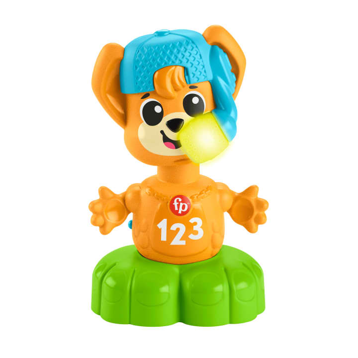 Fisher-Price Link Squad Animal Band Rino Il Volpino Impariamo Gli Opposti, Giocattolo Per L'Apprendimento Per Neonati Con Musica E Luci, Versione Italiana