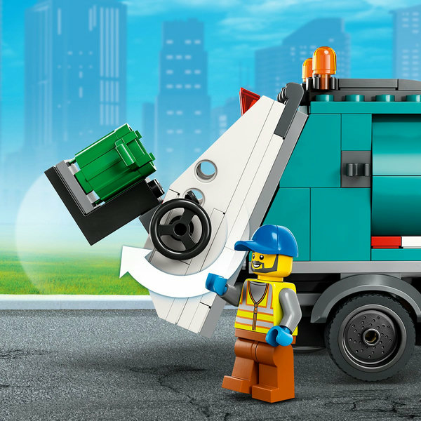 LEGO City Camion per il riciclaggio dei rifiuti