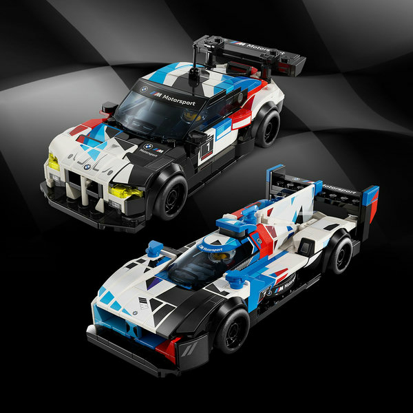LEGO Speed Champions Auto da corsa BMW M4 GT3 e BMW M Hybrid V8