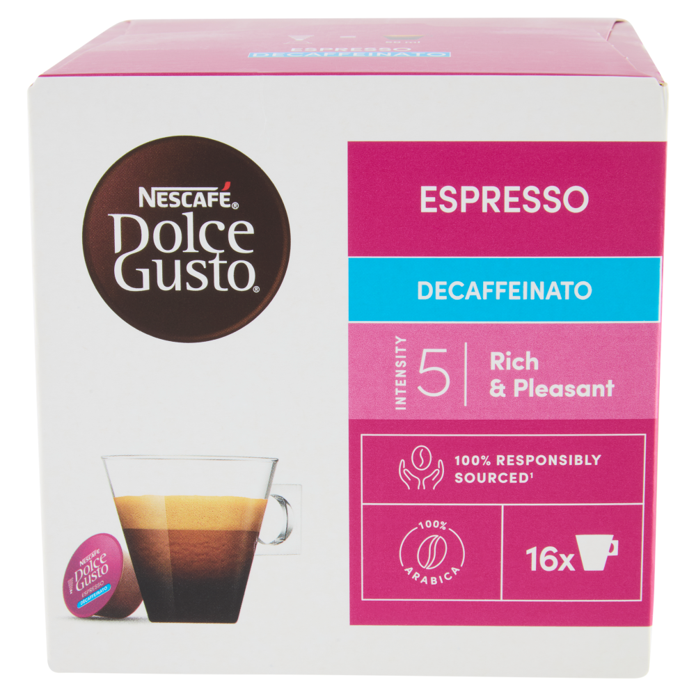 NESCAFÉ DOLCE GUSTO Espresso Decaffeinato Caffè 16 Capsule 88g
