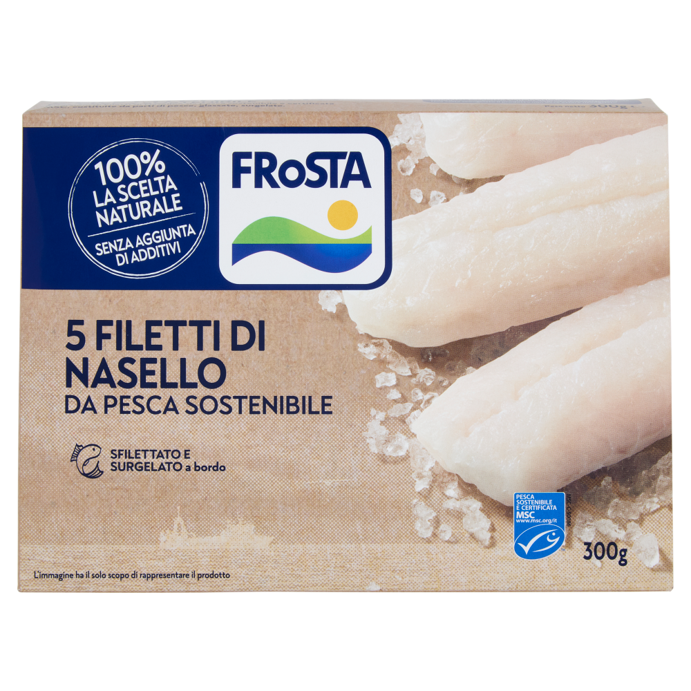 FRoSTA 5 Filetti di Nasello da Pesca Sostenibile 300 g