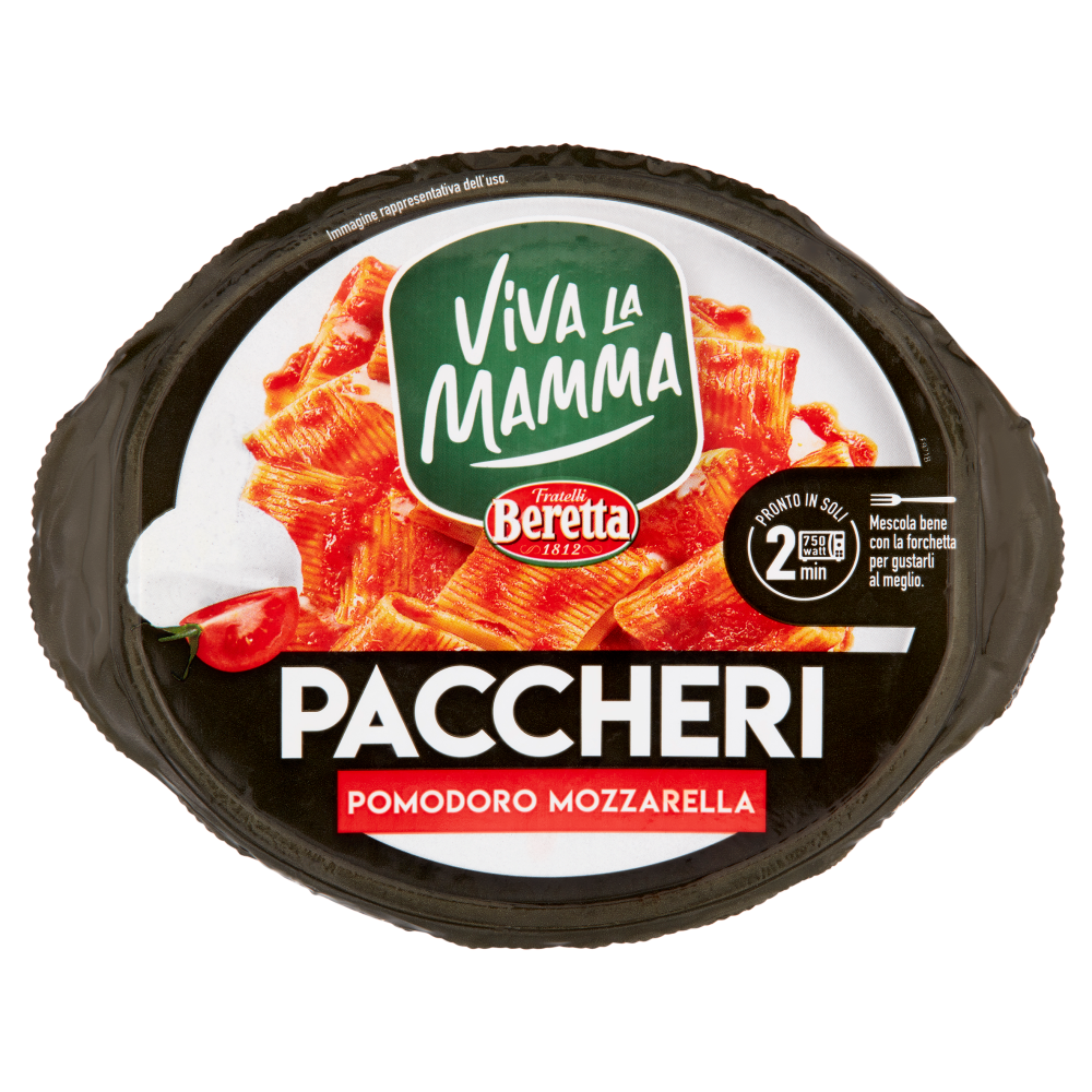 VIVA LA MAMMA PACCHERI POMODORO MOZZARELLA 220g