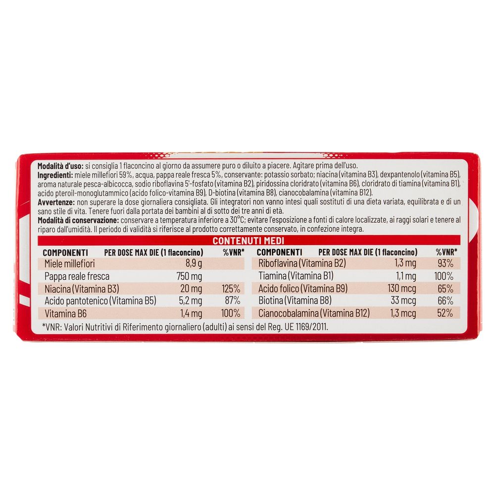 Equilibra Pappa Reale Fresca Stanchezza e Affaticamento 10 Flaconi Monodose 150 ml