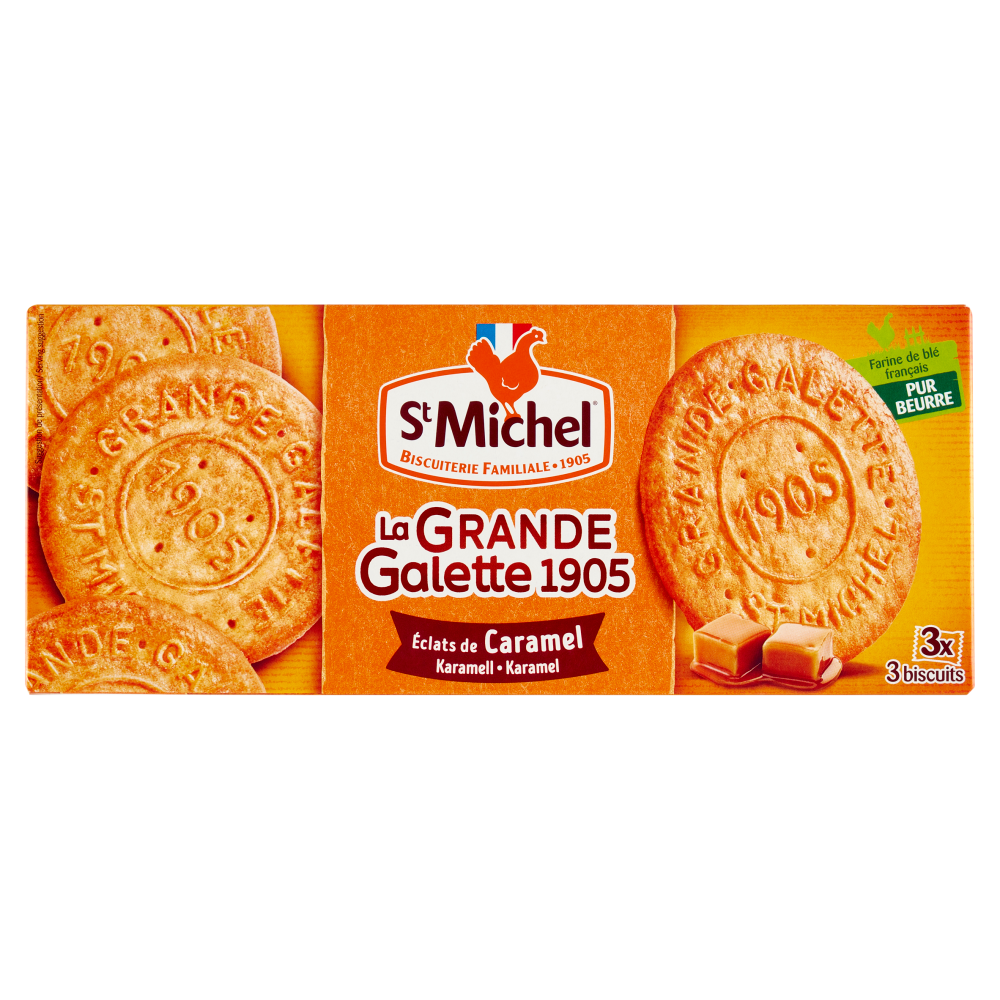 St Michel la Grande Galette 1905 Éclats de Caramel 150 g