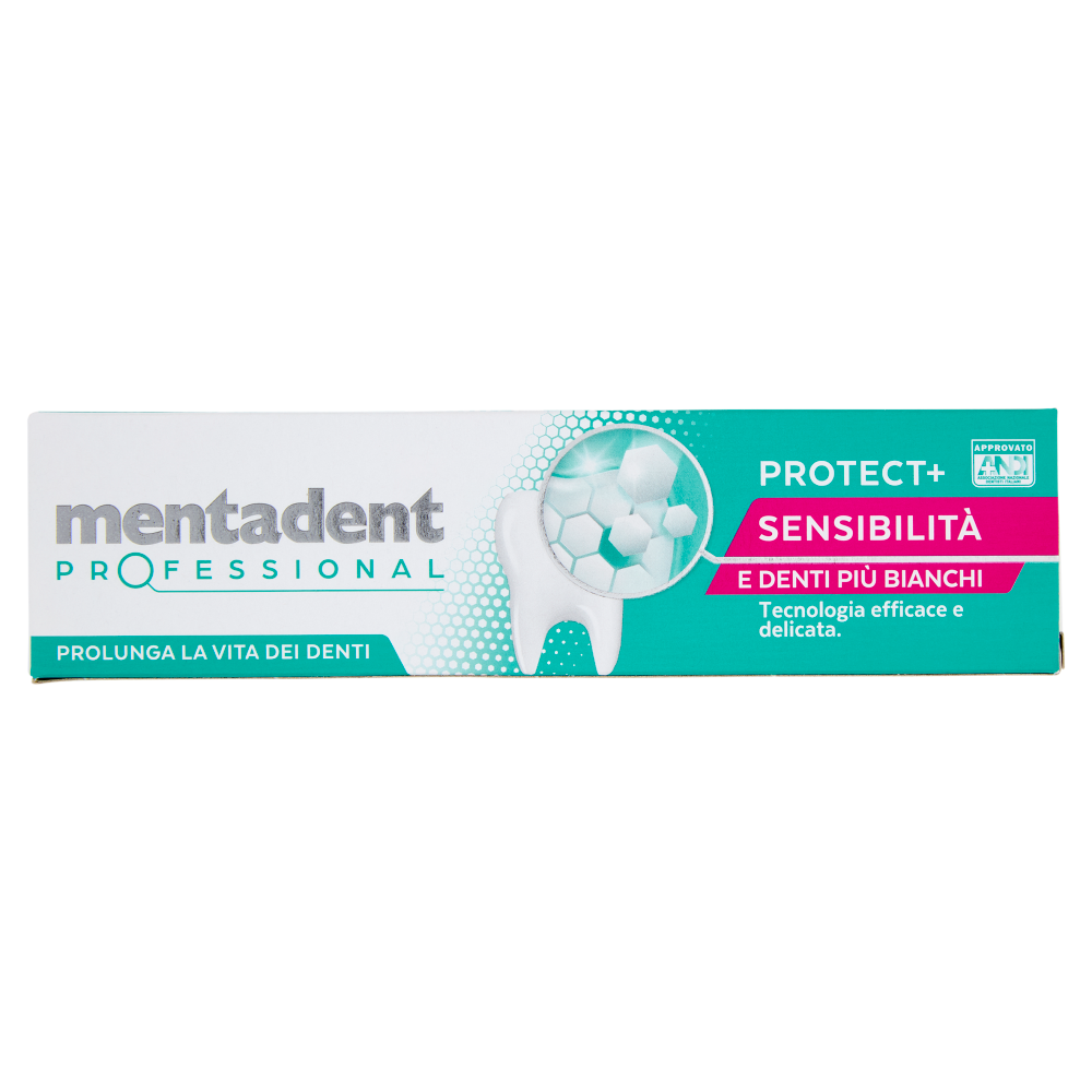 Mentadent Professional Protect+ Sensibilità e Denti più Bianchi 75 ml.