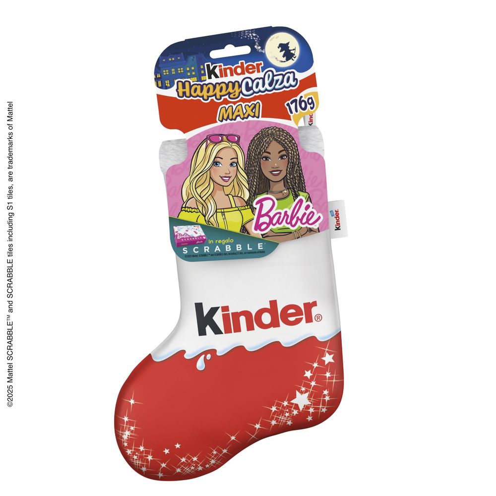 Kinder Happy Calza Maxi Barbie 7 pezzi 176 g
