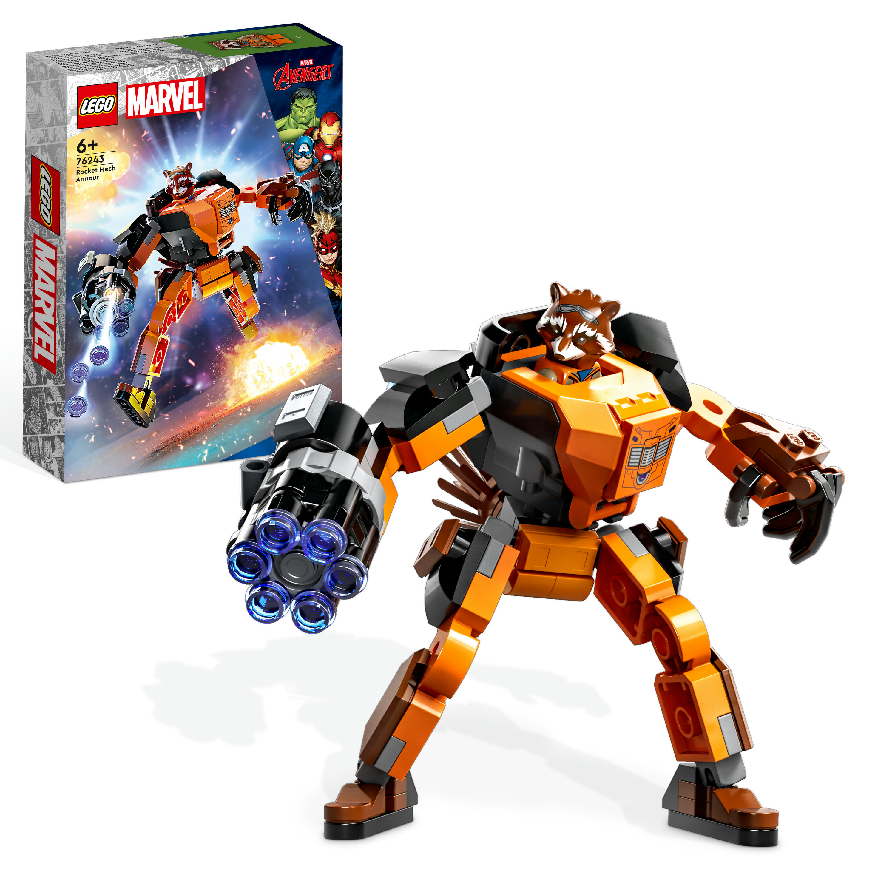 Lego Super Heroes Marvel Avengers Armatura Mech di Capitan America - Il