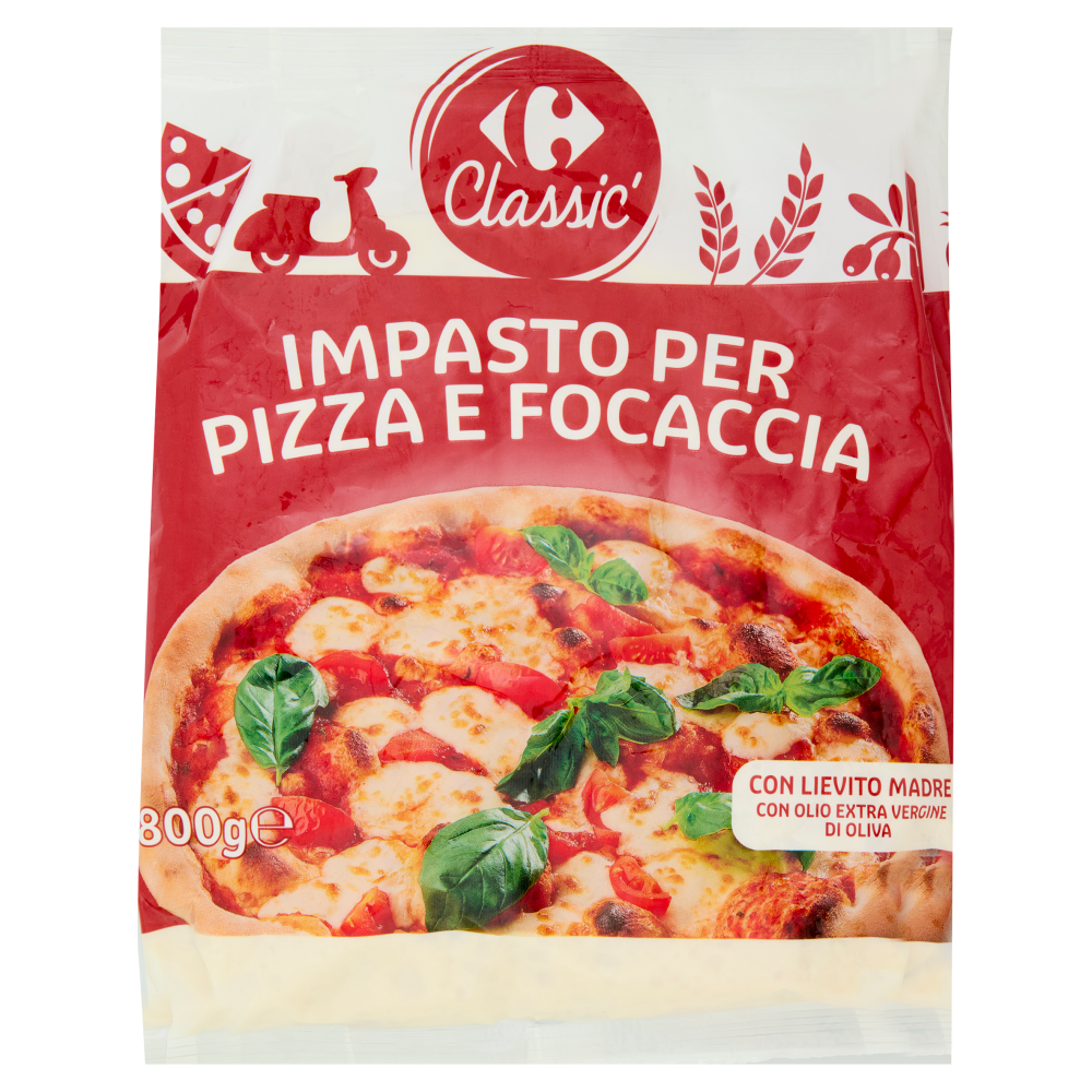 Carrefour Classic Impasto per Pizza e Focaccia 800 g