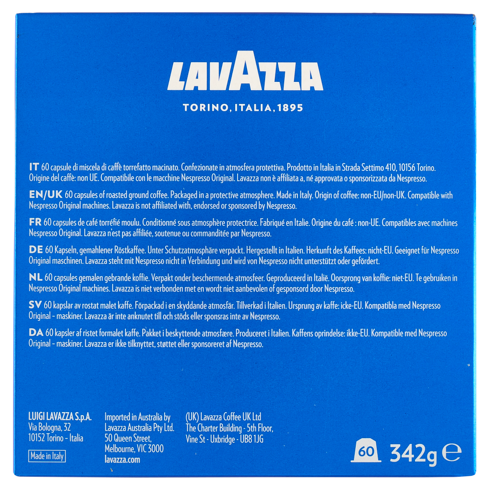 Lavazza crema e gusto Classico Compatibile con Nespresso Original 60 Capsule 342 g