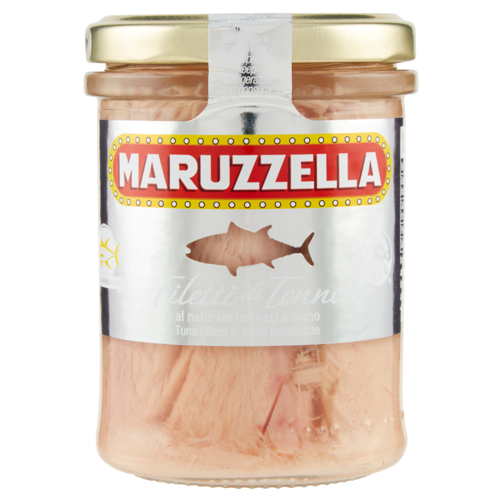 Maruzzella Filetti di Tonno al naturale lavorati a mano 185 g