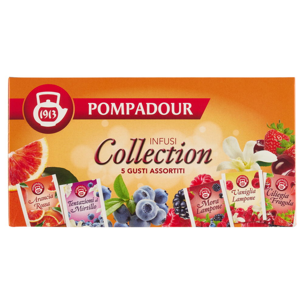Pompadour Infusi Collection 5 Gusti Assortiti 25 x 2,75 g