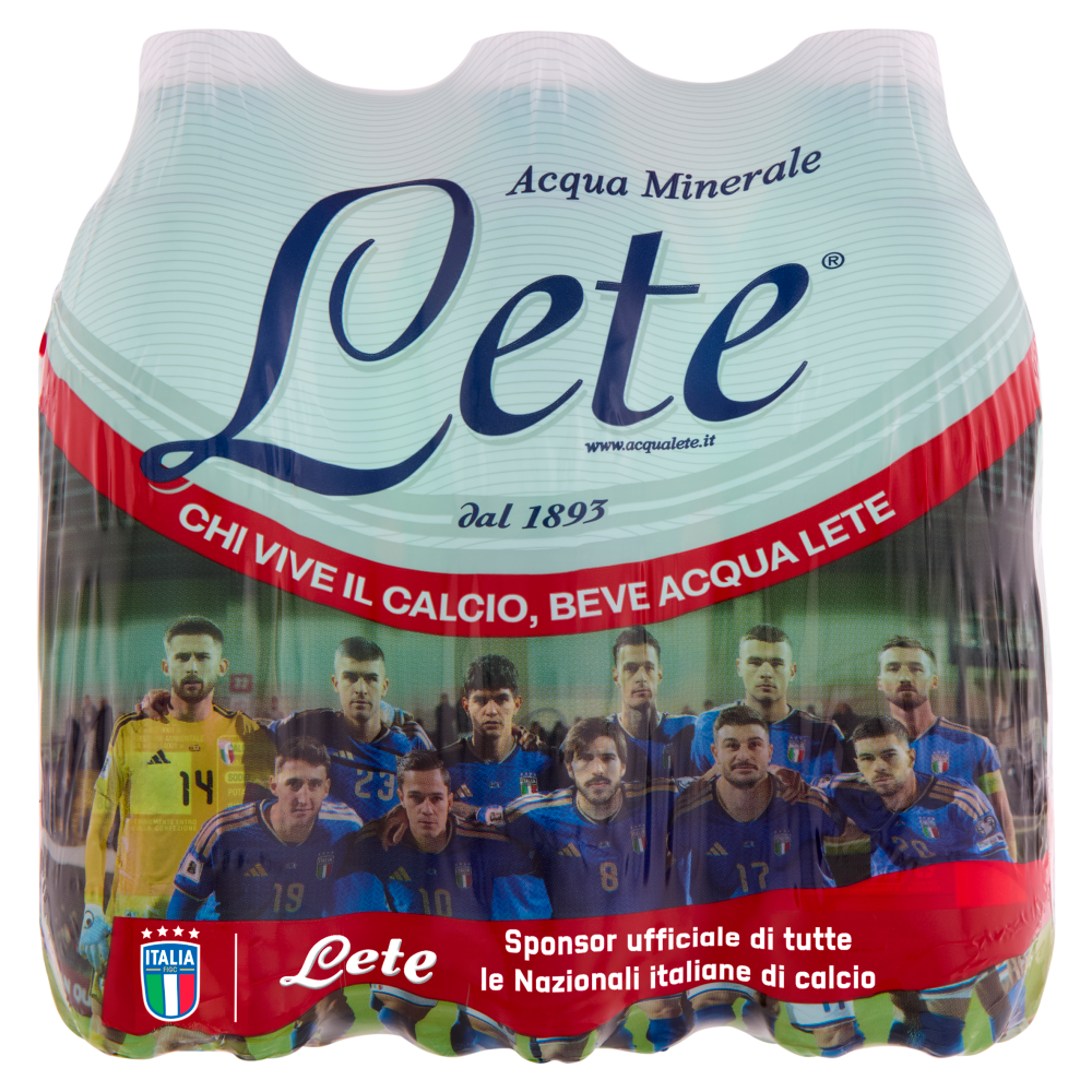 Lete Acqua Minerale Effervescente Naturale 6 x 50 cl