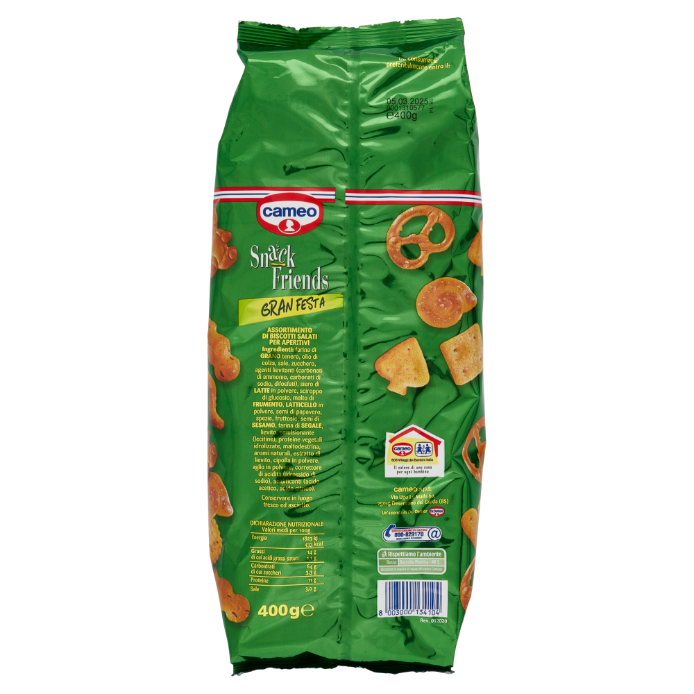 cameo Snack Friends Gran Festa 400 g