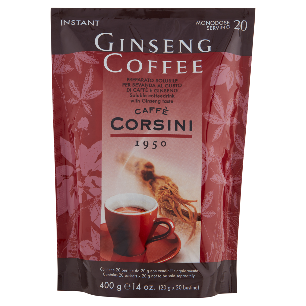 Caffè Corsini Ginseng Coffee Instant 20 x 20 g