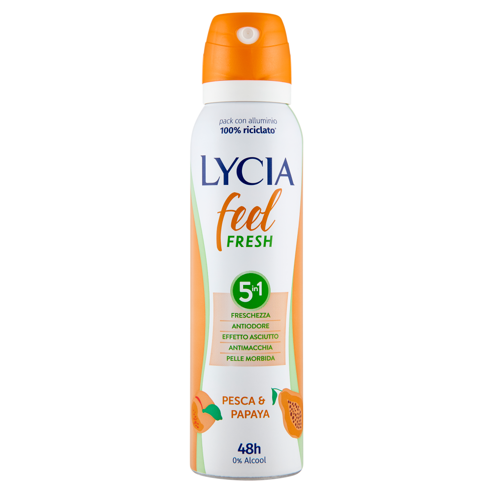 Lycia feel Fresh Pesca & Papaya deo spray 150 ml