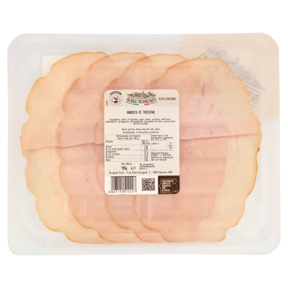 Borgo Rovagnati Petto di Tacchino Arrosto 100 g