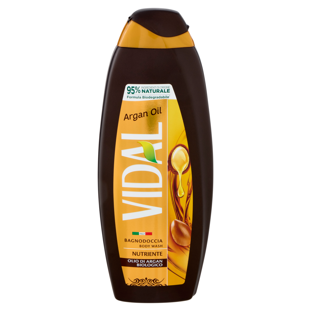Vidal Argan Oil Bagnodoccia Nutriente Olio di Argan Biologico 600 ml