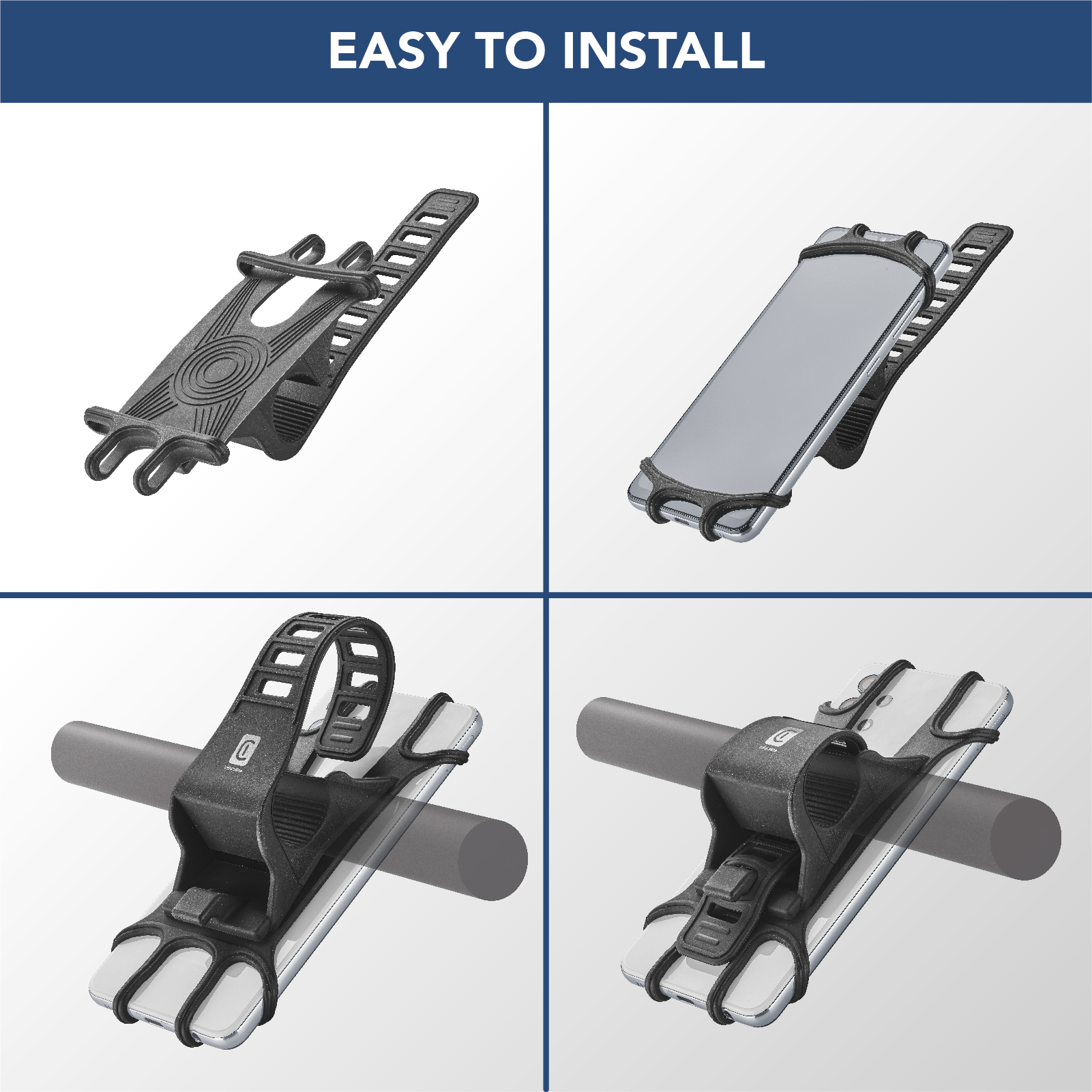 Cellularline Rider - Universal Porta telefono da bicicletta