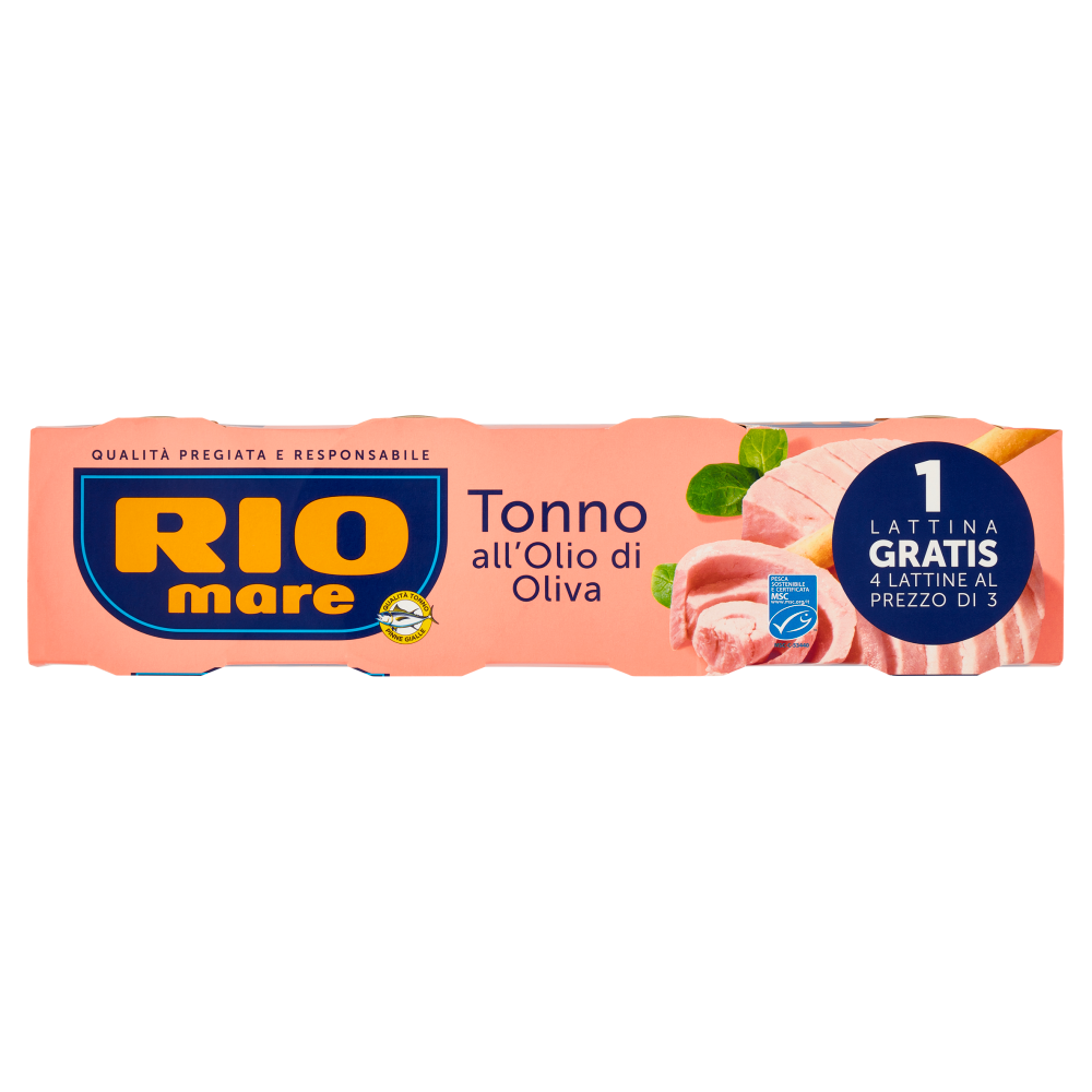 Rio mare Tonno all'Olio di Oliva 4 x 120 g