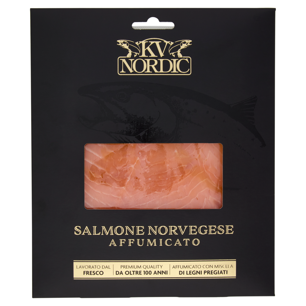 KV Nordic Salmone Norvegese Affumicato 50 g