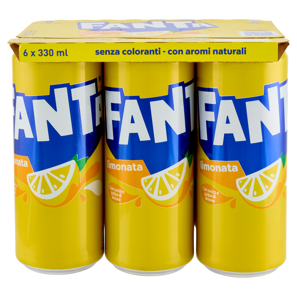 Fanta Lemon Sleek 6 x 33 cl