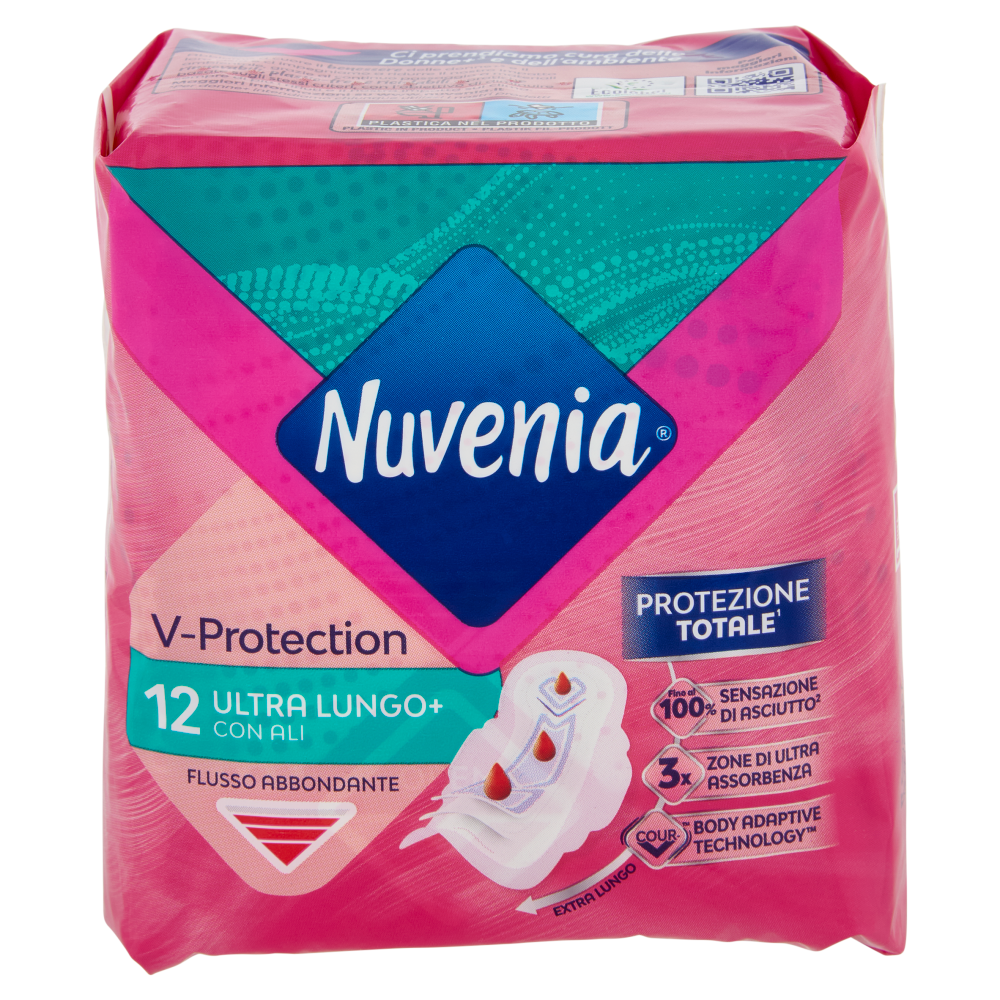 Nuvenia V-Protection Ultra Lungo+ con Ali 12 pz