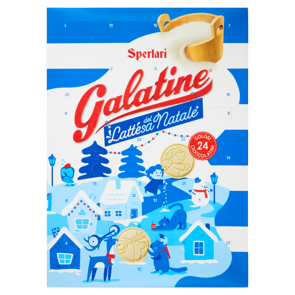Galatine Calendario Avvento Lattésa del Natale 200 g