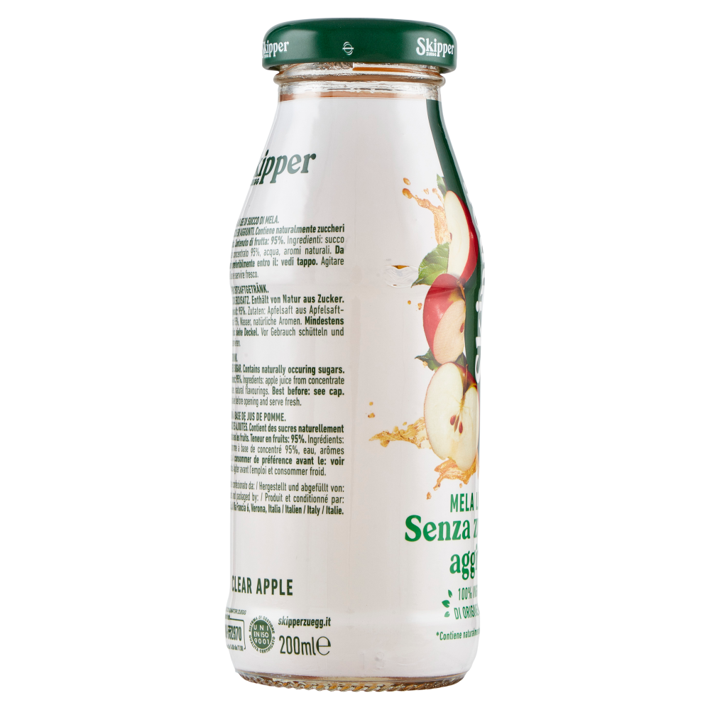 Zuegg Skipper Mela Limpida Senza zuccheri aggiunti* 200 ml