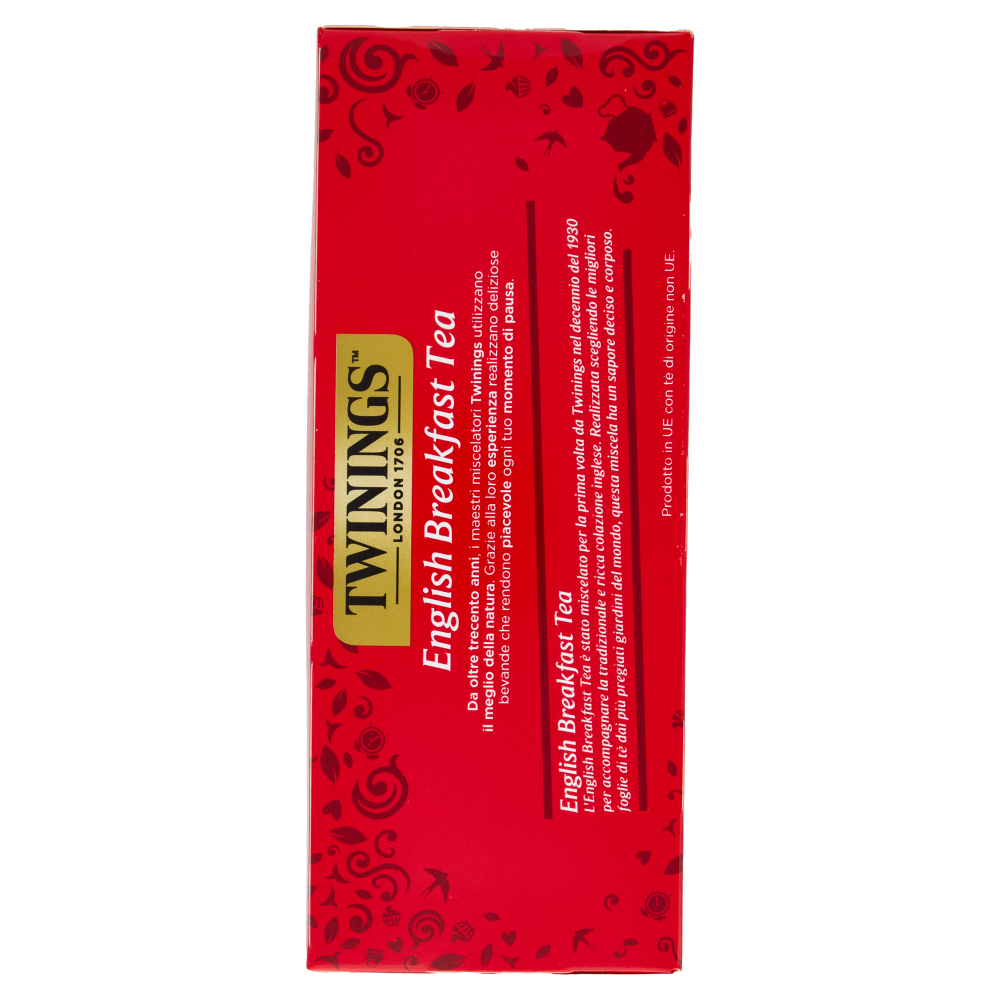 Twinings English Breakfast Tea T&egrave; Nero 100 filtri The 200 g