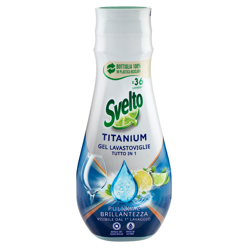Svelto Titanium Gel Lavastoviglie Tutto in 1 640 ml