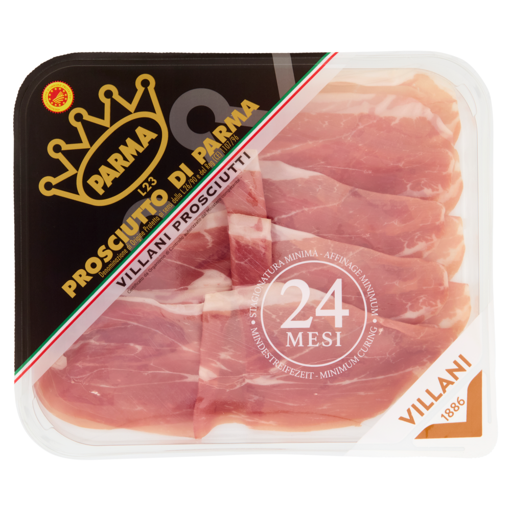 Villani Prosciutto di Parma DOP Stagionatura Minima 24 Mesi 100 g