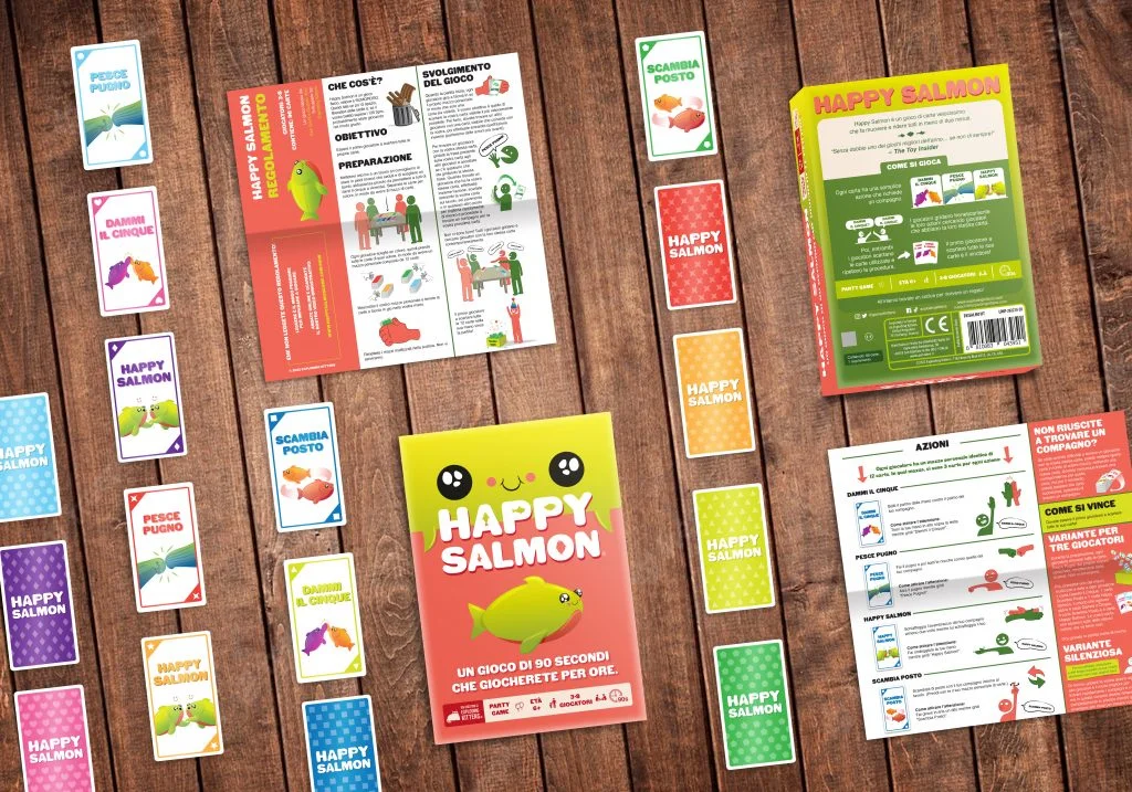 Asmodee Happy Salmon 2 min Gioco da tavolo Festa