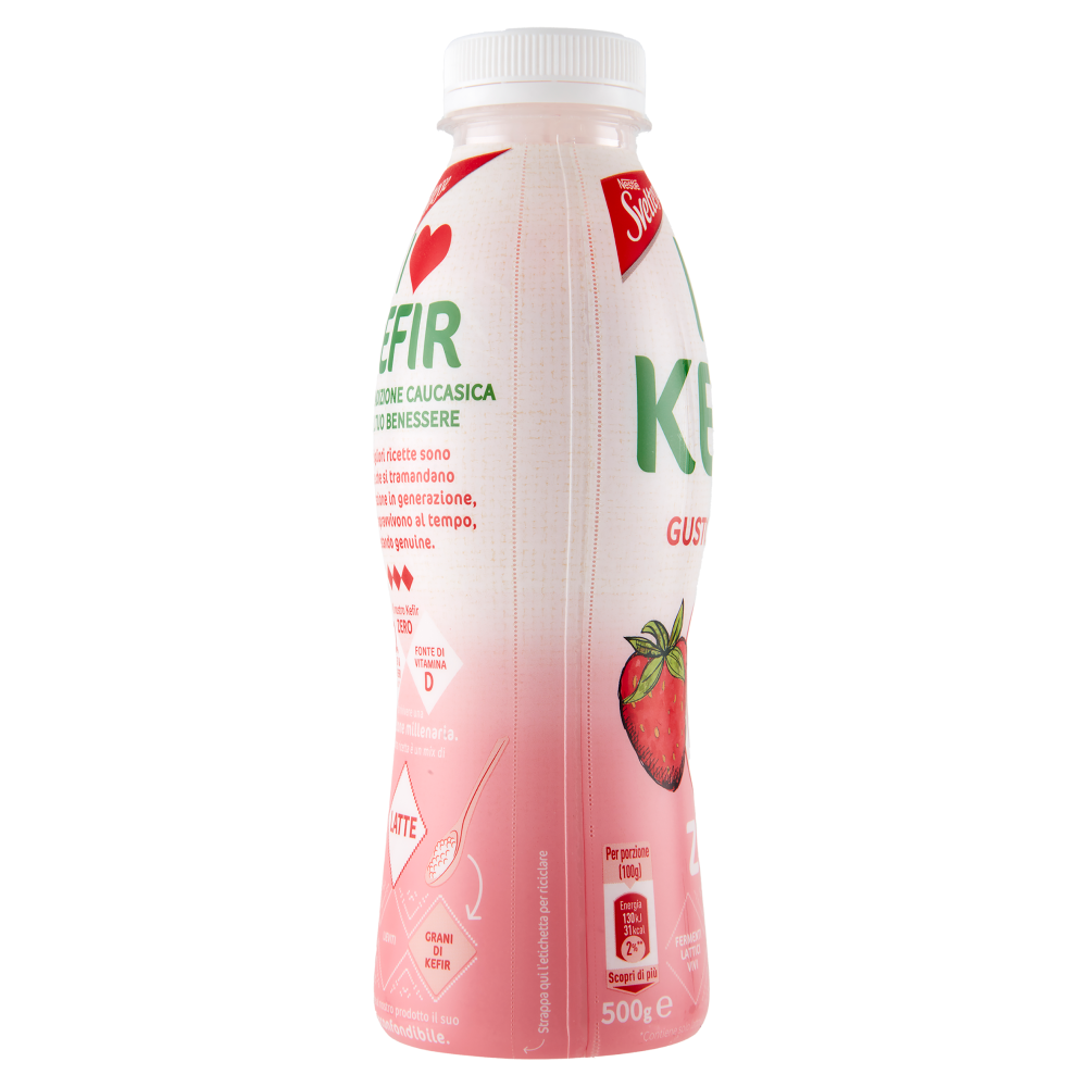 SVELTESSE I Love Kefir Gusto Fragola Zero 500 g