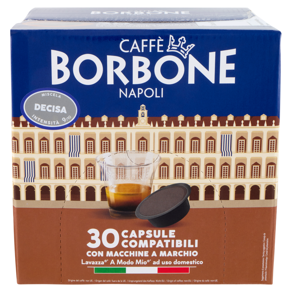 Caff&egrave; Borbone Miscela Decisa Capsule Compatibili Lavazza* A modo Mio* 30 x 7,2 g