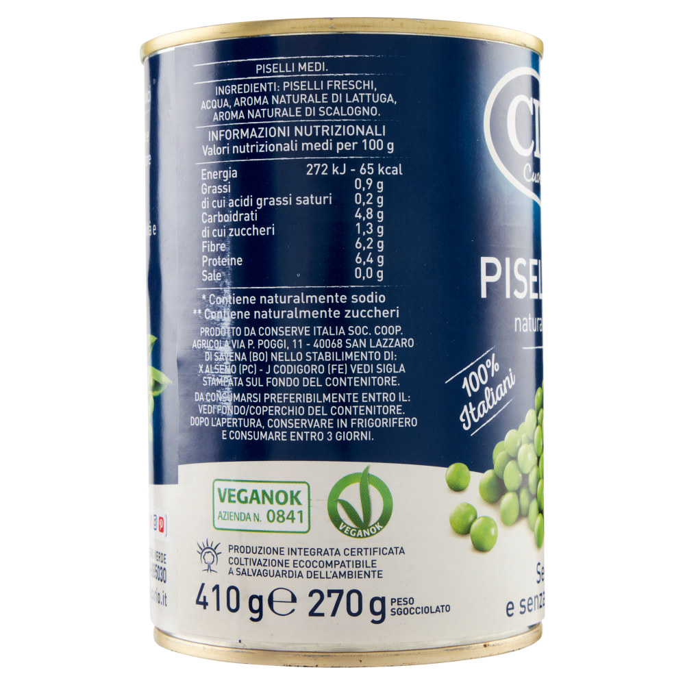 Cirio Piselli Medi 410 g