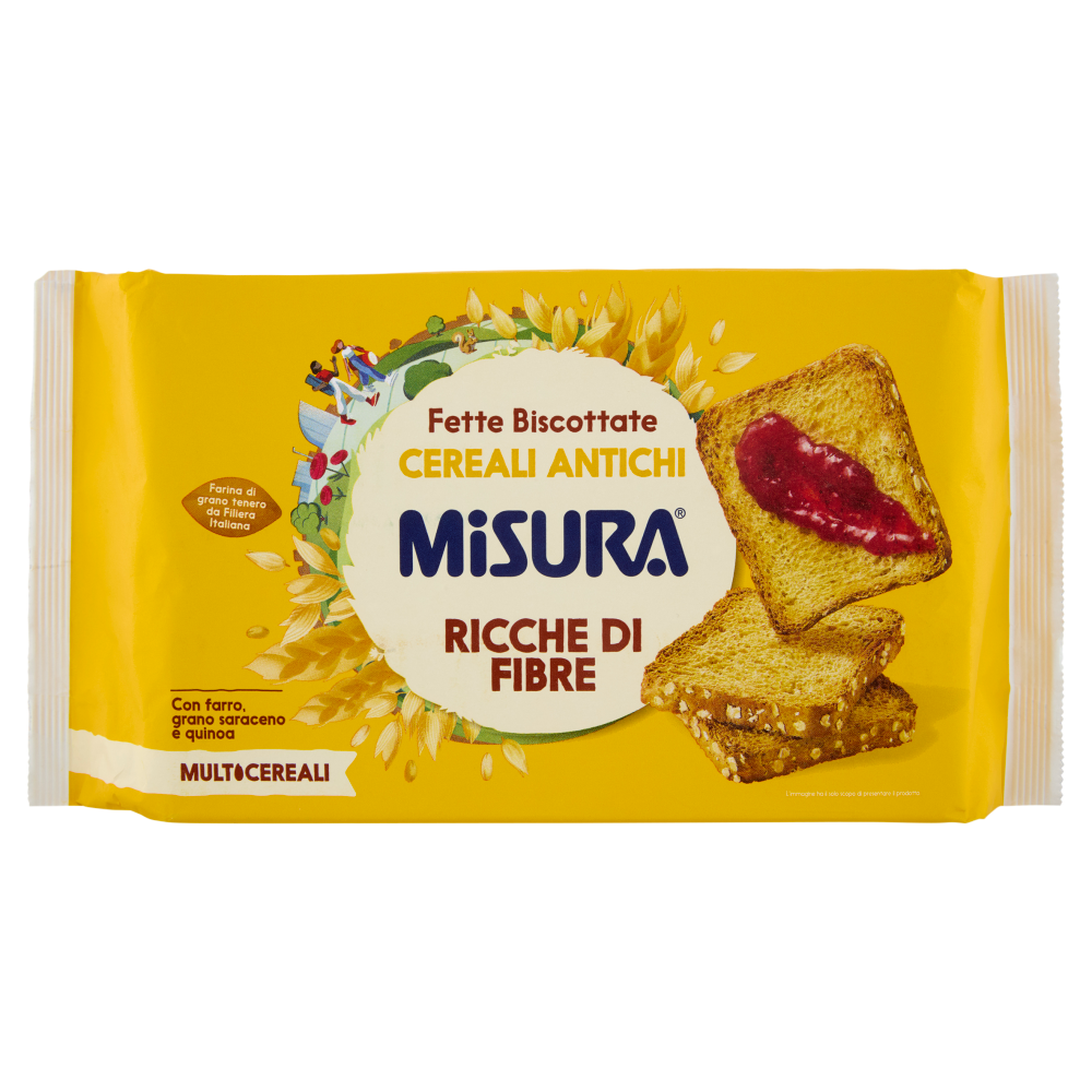 Misura Multicereali Fette Biscottate Cereali Antichi 320 g