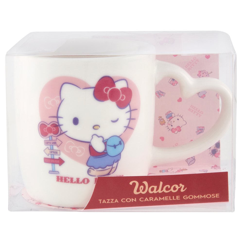 Walcor Tazza con Caramelle Gommose Hello Kitty 70 g