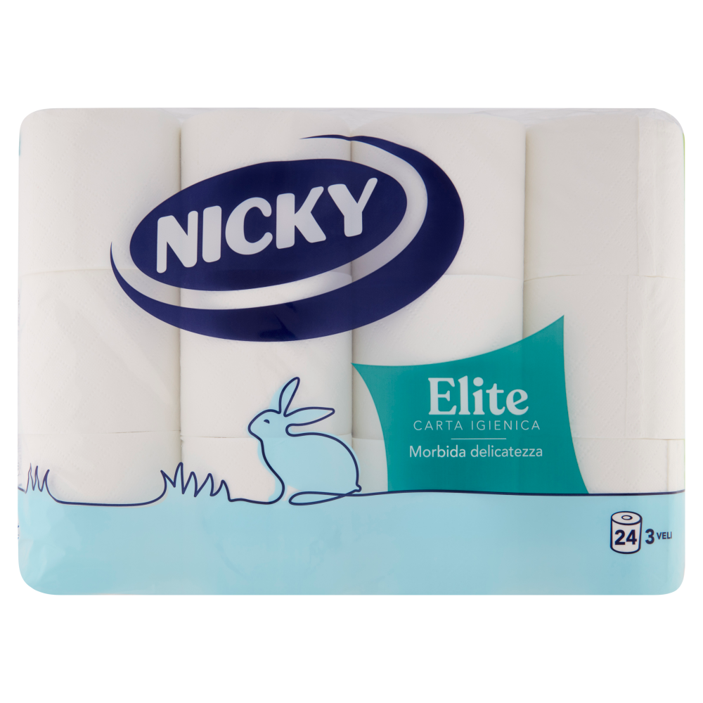 Nicky Carta Igienica Elite 3 Veli 24 pz