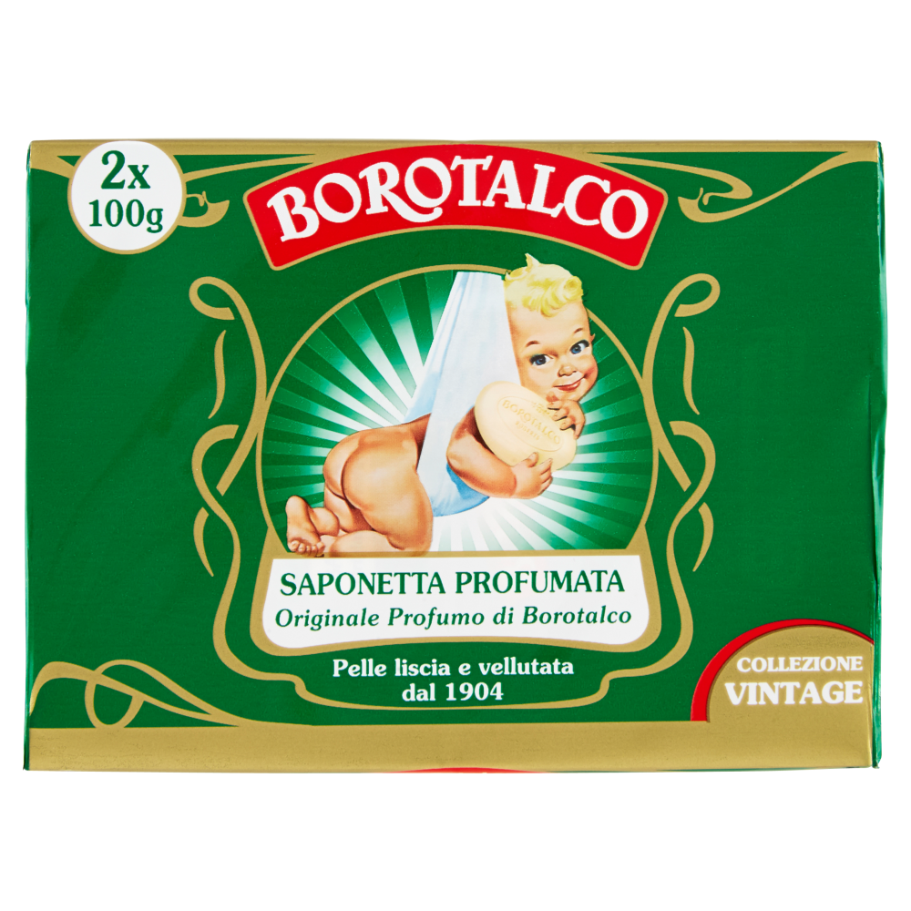 Borotalco Saponetta profumata collezione Vintage 2 x 100 g