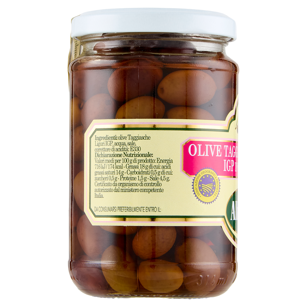 Alberti Olive Taggiasche Liguri IGP in Salamoia 290 g