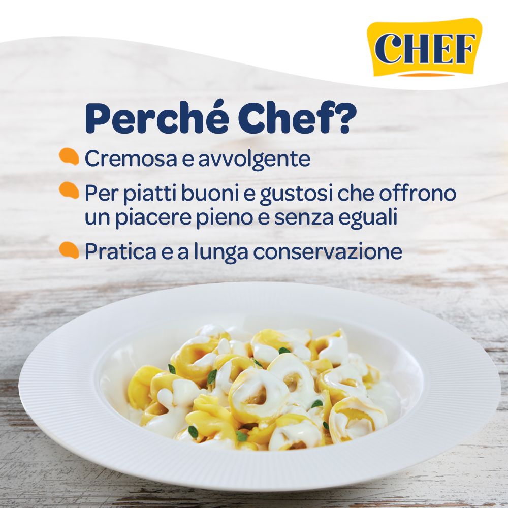 Chef Panna da cucina Classica 200 ml
