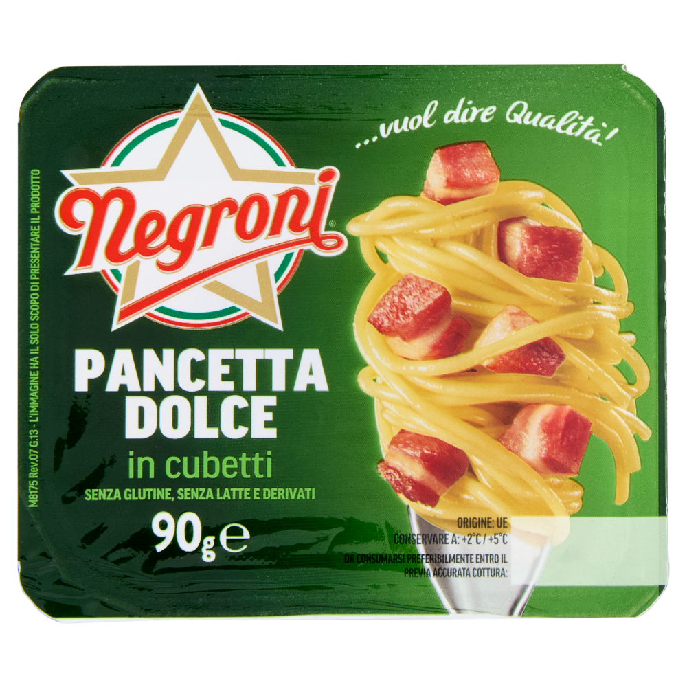 Negroni Pancetta Dolce in cubetti 90 g