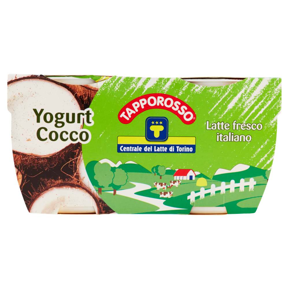 Centrale del Latte di Torino Tapporosso Yogurt Magro Cocco 2 x 125 g