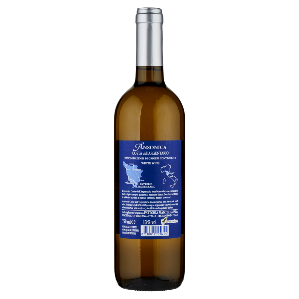 Mantellassi Ansonica Costa dell'Argentario DOC 750 ml