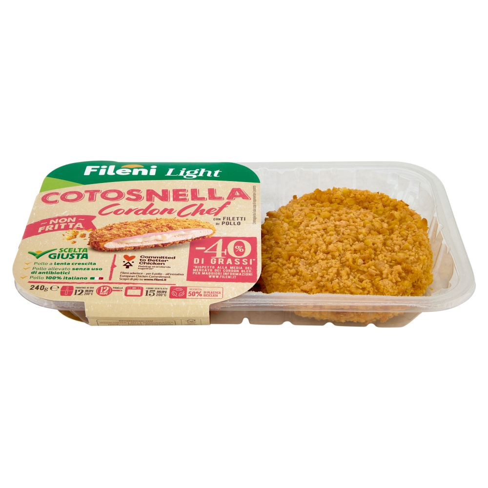 Fileni Light Cotosnella Cordon Chef con Filetti di Pollo 0,240 kg