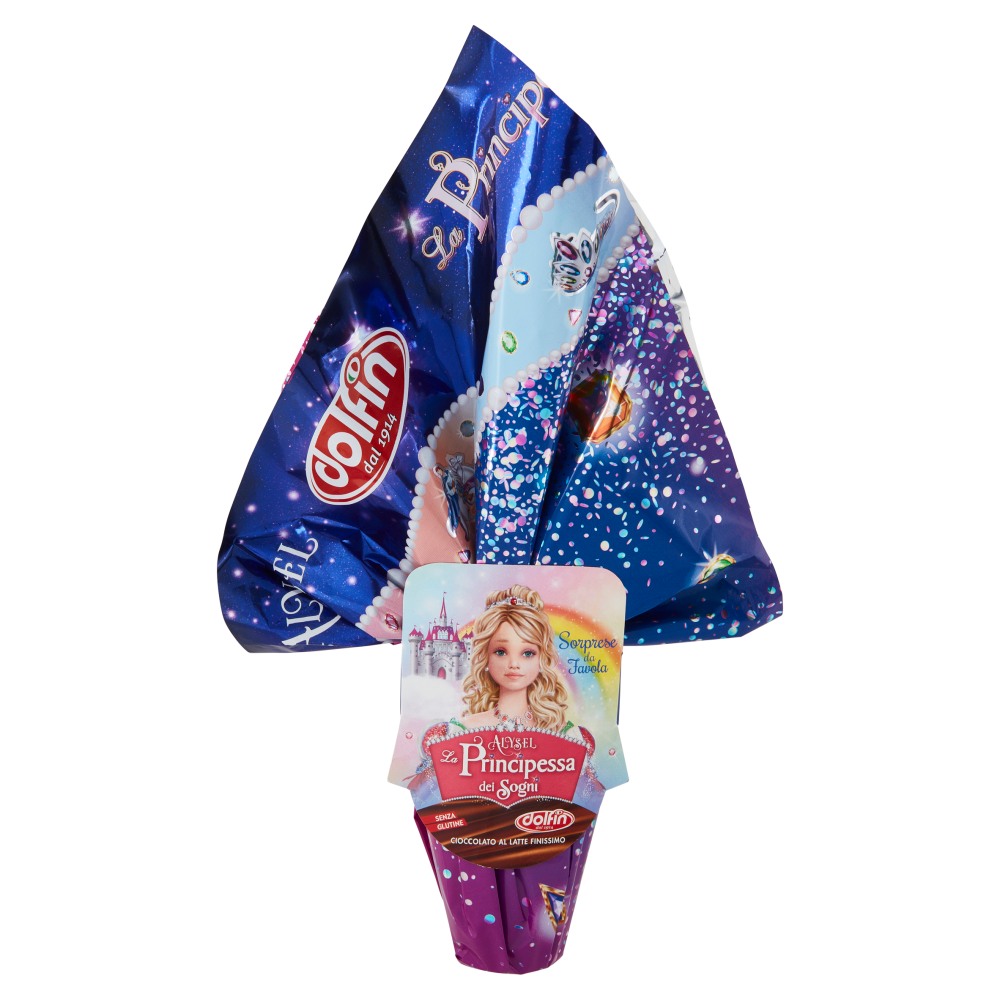 dolfin Uovo di Cioccolato al Latte Finissimo Alysel la Principessa dei Sogni 50 g