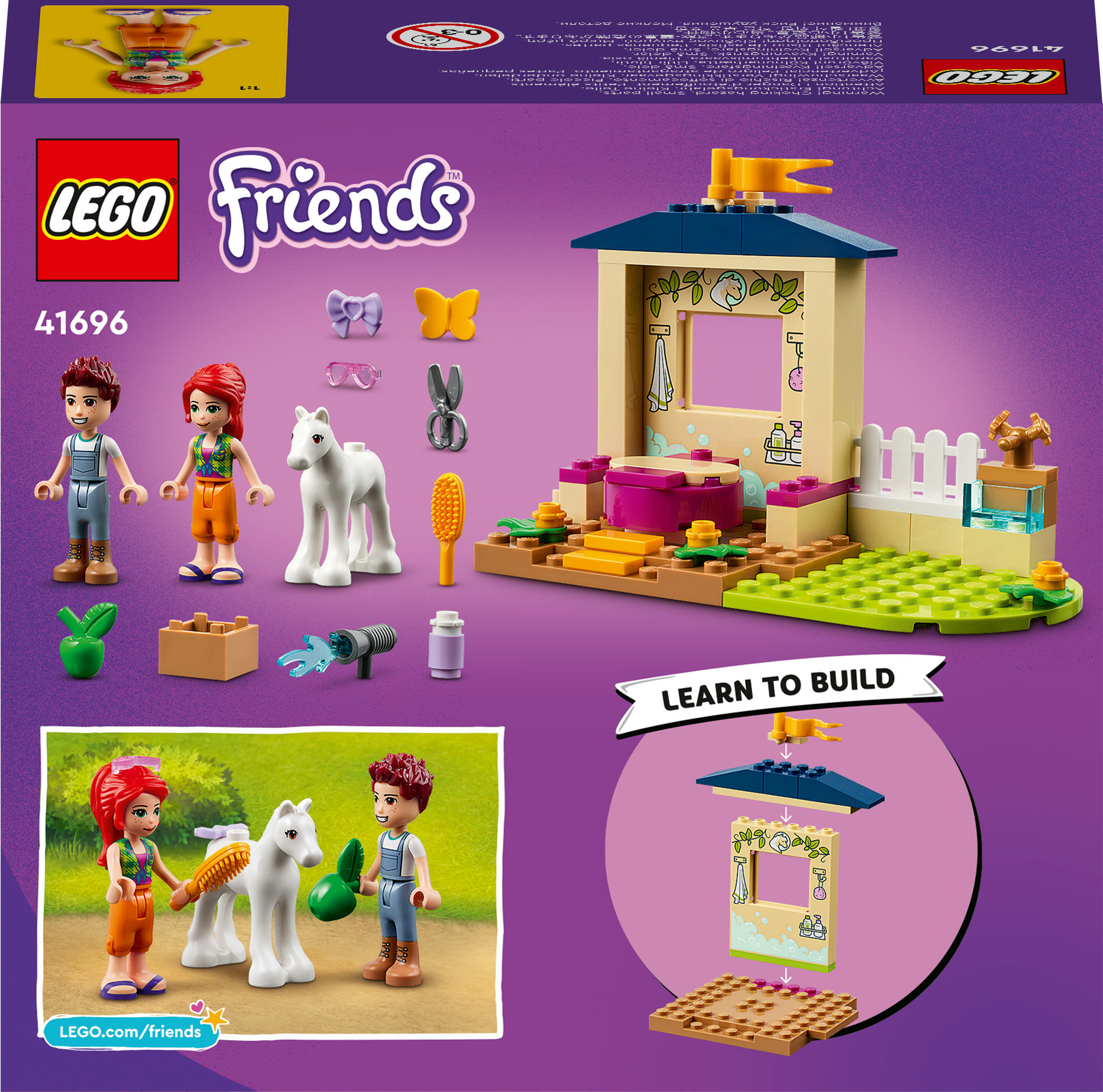 LEGO Friends Stalla di toelettatura dei pony